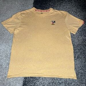 VINTAGE DISNEY PARKS ORANGE MICKEY MOUSE CREW SHIRT ORANGE SIZE MEDIUM